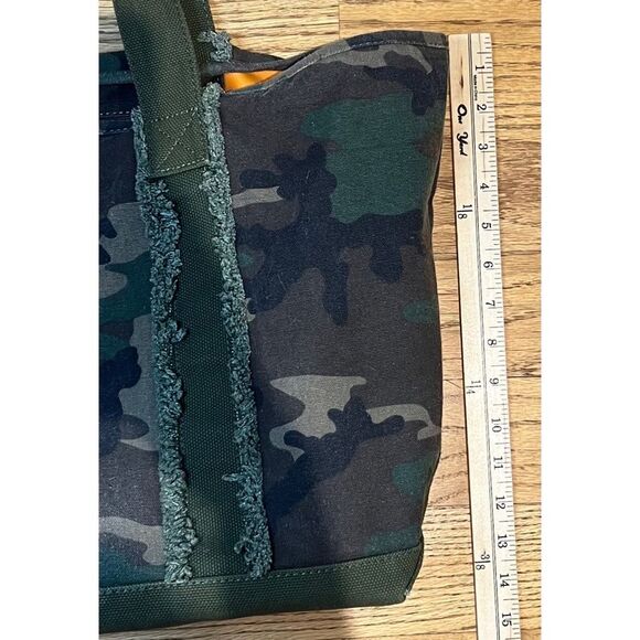 Equipt4u New York Camo Bag Tote “F” Monogramed in Orange/Excellent Condition - Picture 10 of 11